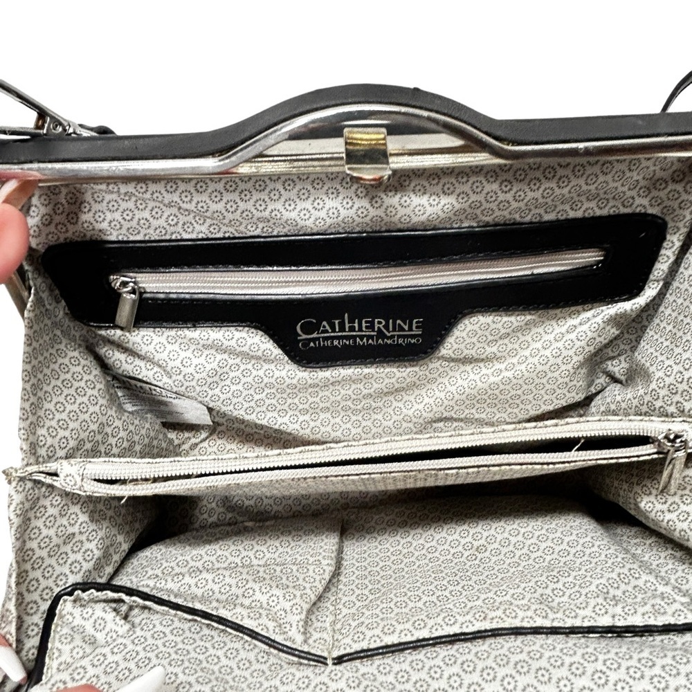 Catherine Malandrino Black Crossbody Box Bag - Picture 7 of 8